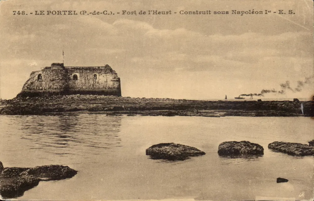 Le Portel (P.-de-C.) - Festung l'Heurt - Errichtet unter Napoleon I. - E.S. - Vorderseite