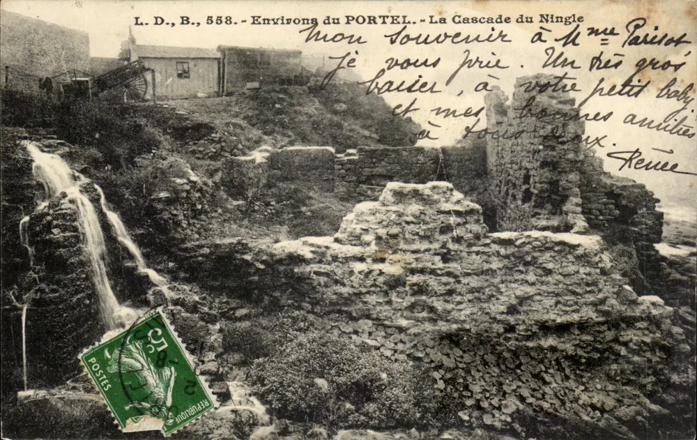 Ao redor do Portel — A Cascata do Ninglé — L.D.B. 588 - Frente