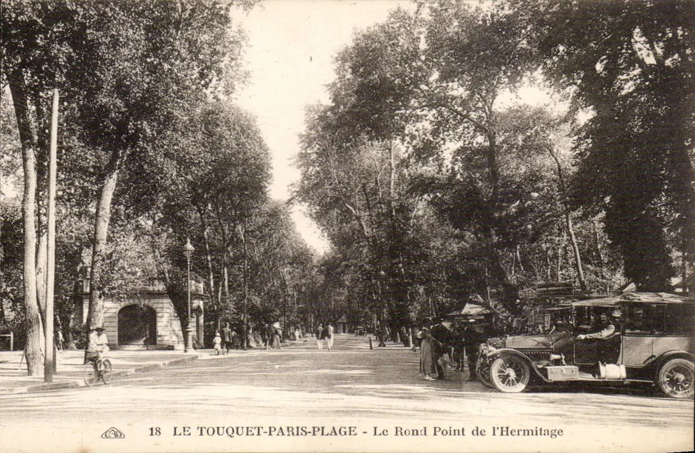 Le Touquet-Paris-Plage — Der Rundweg der Hermitage — Cie Alexandre des Arts Photomécaniques, Grasbourg - Vorderseite