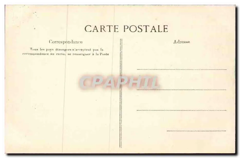 Le Touquet — Le Bain en Famille — Frau Letort, aux Fantaisies, Paris-Plage - Rückseite