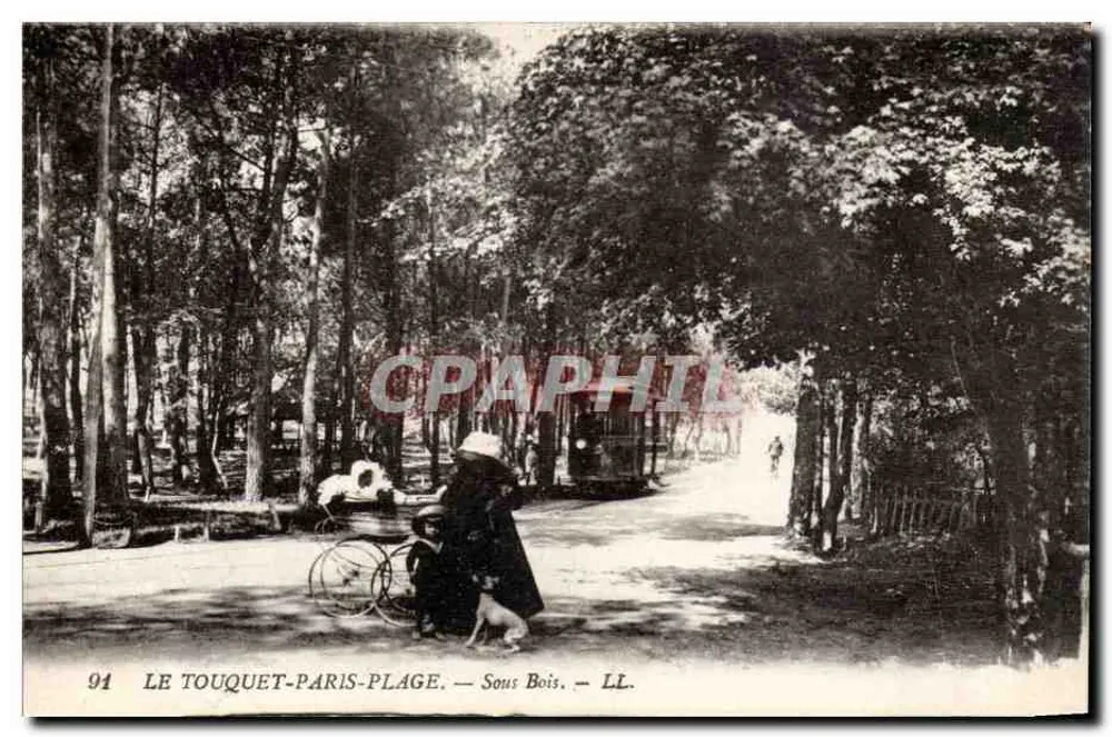 Le Touquet-Paris-Plage — Unter den Bäumen — LL. — n°91 - Vorderseite