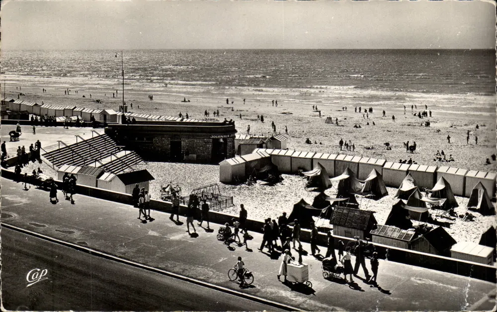 Berck-Plage — praia e promenade — Cap - Frente