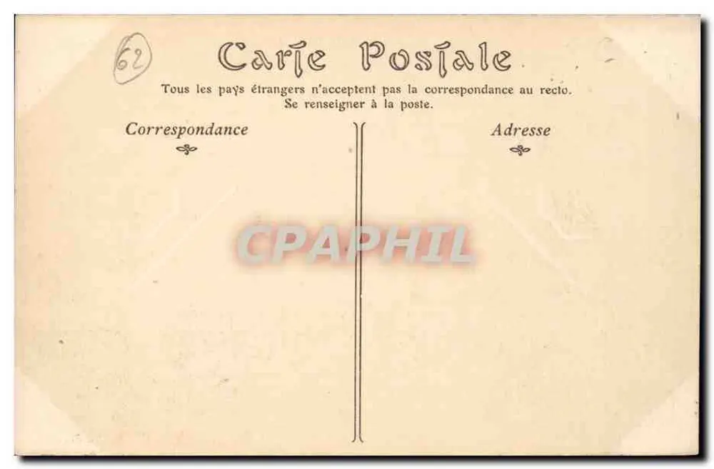 Montreuil-sur-Mer — Altmühle am Canche — unbekannter Verlag, Seriennummer 145 - Rückseite