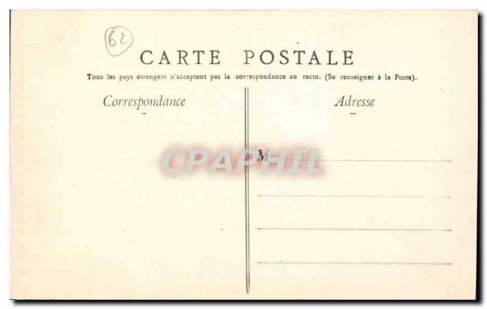 Montreuil-sur-Mer — Portal des Hôtel-Dieu — Verlag Tomaine-Sécret, Montreuil-sur-Mer - Rückseite
