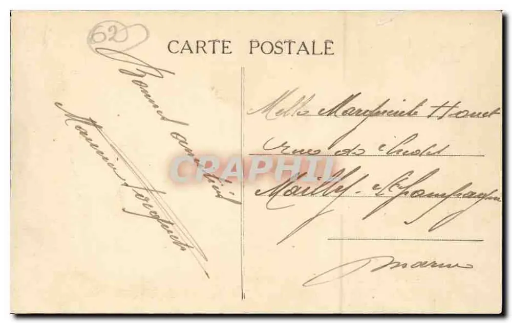Séricourt — Eigentum von Eugène Scribe — Das Gärtnerhaus — Edit B - Rückseite