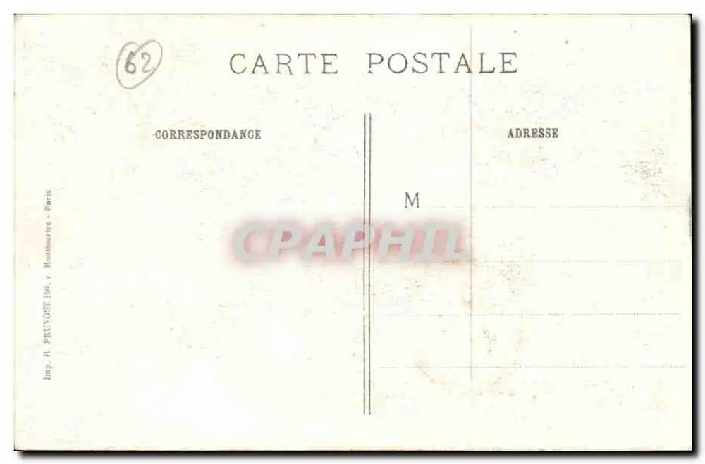 Kirchensicht vom Presbyterium — Marquise (P.-de-C.) — Stévenard, Verlag, Boulogne-sur-Mer - Rückseite