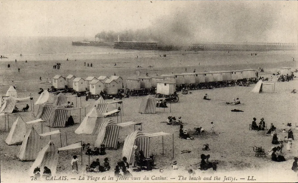 Calais — Strände und Dächer von der Spielhalle aus gesehen — LL. — Nr. 78 - Vorderseite