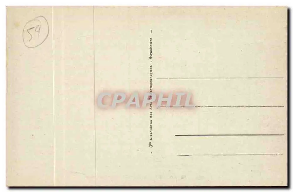 Arras - Rue Gambetta em direção à Estação — editor CPAPHIL, n° 92 - Verso