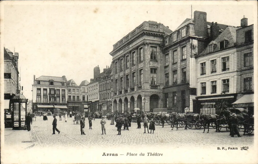 Arras — Praça do Teatro — B. F., Paris - Frente