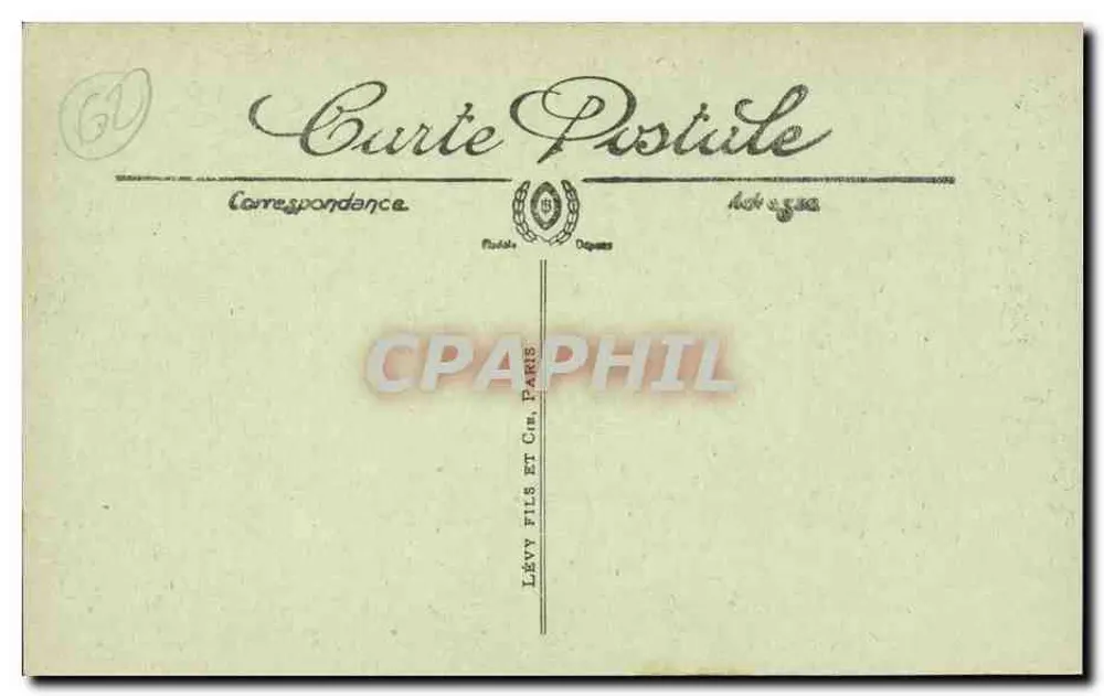 Calais — A Estação Marítima — LL. — n° 86 - Verso