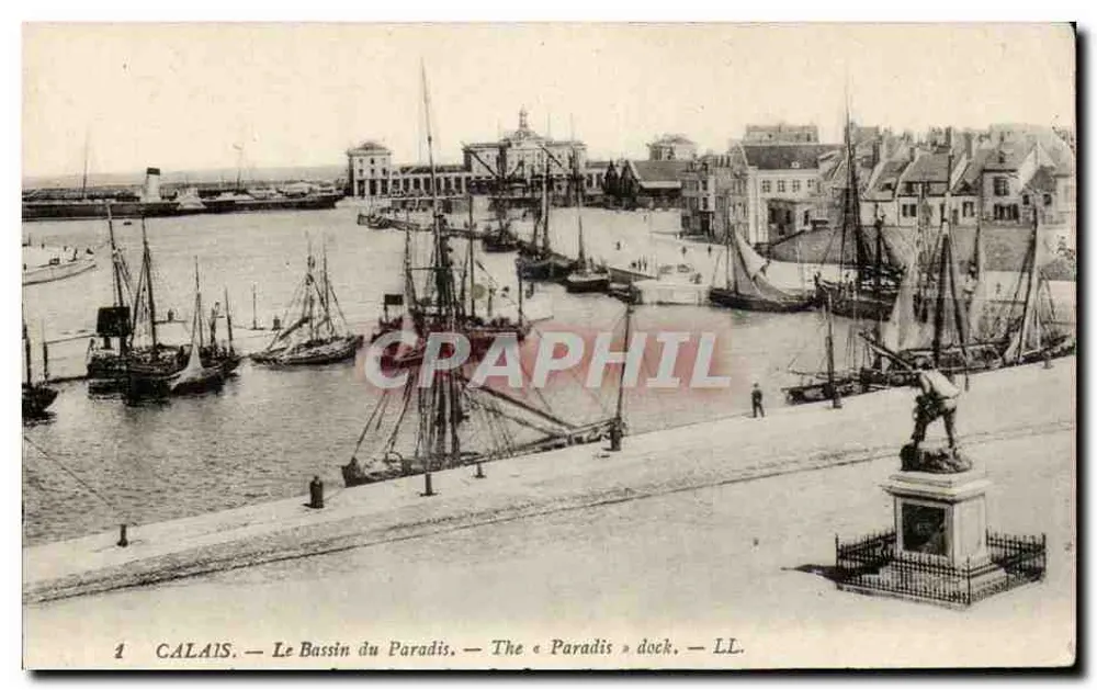 Calais — Le Bassin du Paradis — LL. - Vorderseite