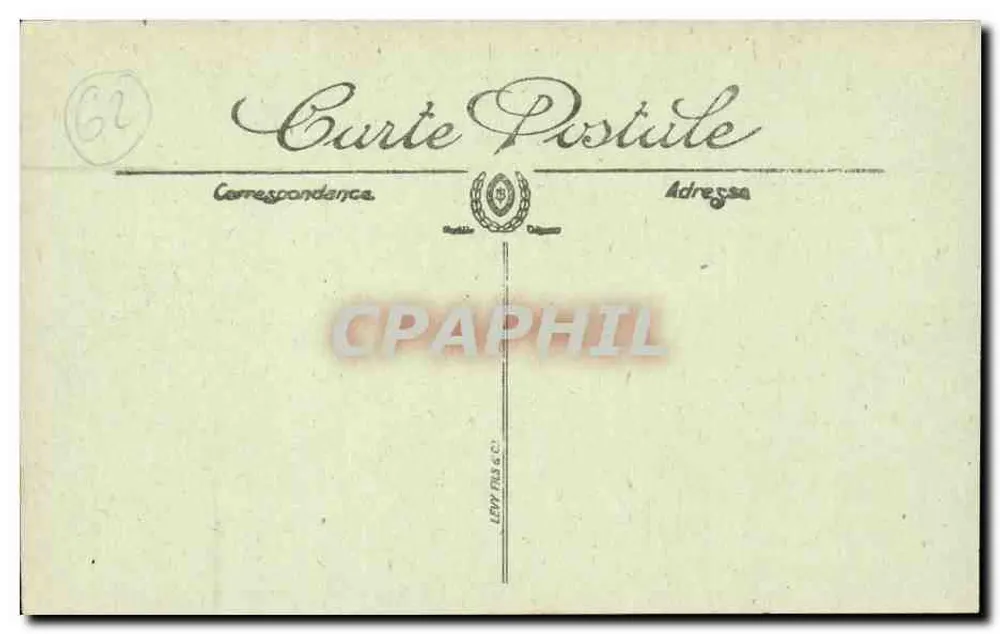 Calais — A Estação (Lado Sul) — LL. — N° 109 - Verso