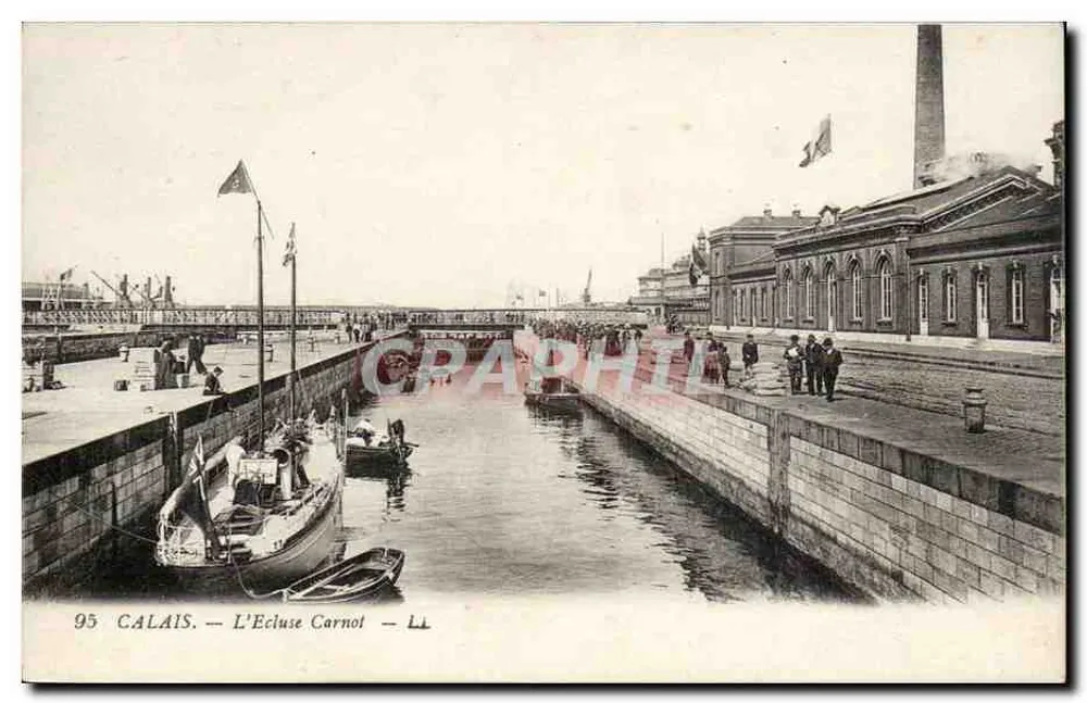 Calais — A Eclusa Carnot — Graphite - Frente