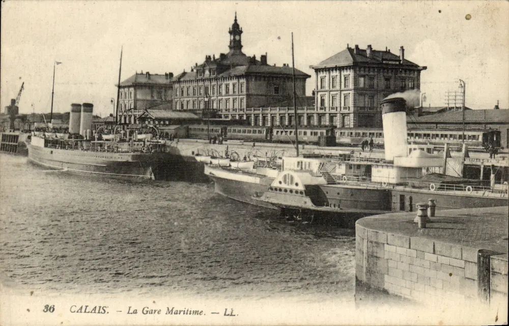 Calais — Die Seebahn — L.L. — n°36 - Vorderseite