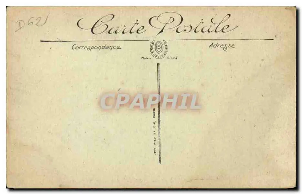 Boulogne-sur-Mer — Der äußere Hafen — LL. — Visé Paris n° 4 - Rückseite