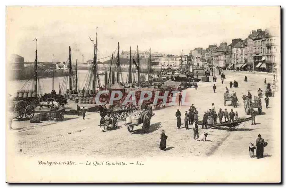 Boulogne-sur-Mer — Le Quai Gambetta — I.L. - Vorderseite