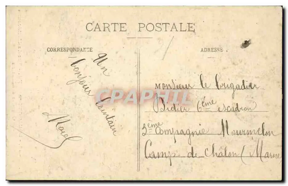 Boulogne-sur-Mer — Viertel der Marines — Rue du Machicoulis — Verlag Stévenard, n° 68 - Rückseite