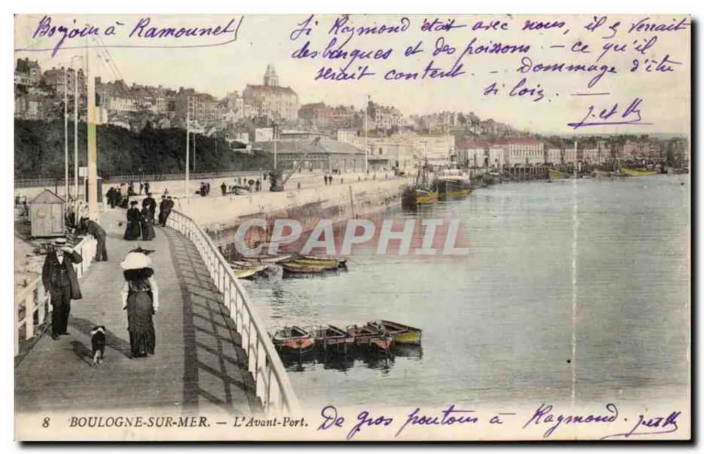 Boulogne-sur-Mer — L'Avant-Port — éditeur : Carte Postale - Vorderseite