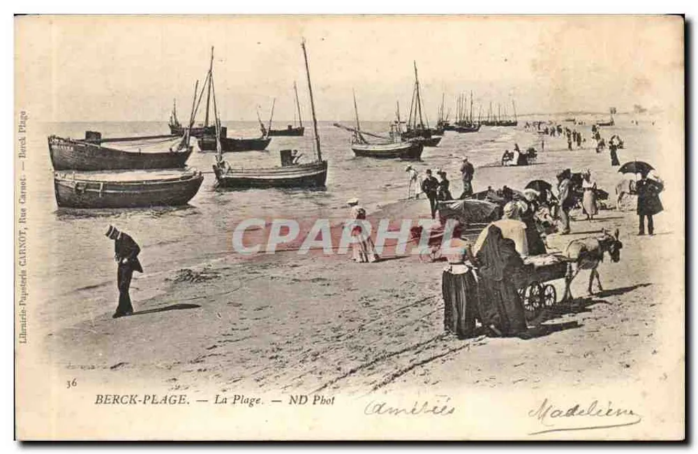 Berck-Plage — A Praia — ND Phot - Frente