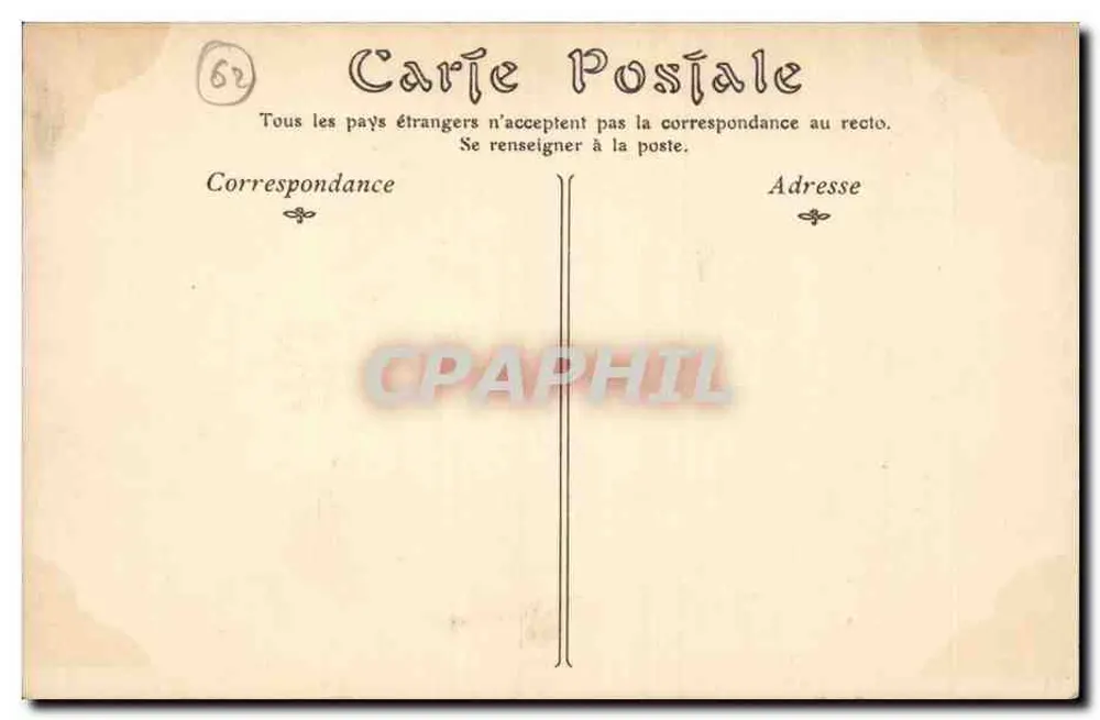 Montreuil-sur-Mer — Eingang zur Zitadelle — ND Phot - Rückseite