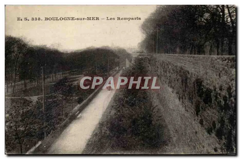 Boulogne-sur-Mer — Die Mauern — Verlag S. 338 - Vorderseite