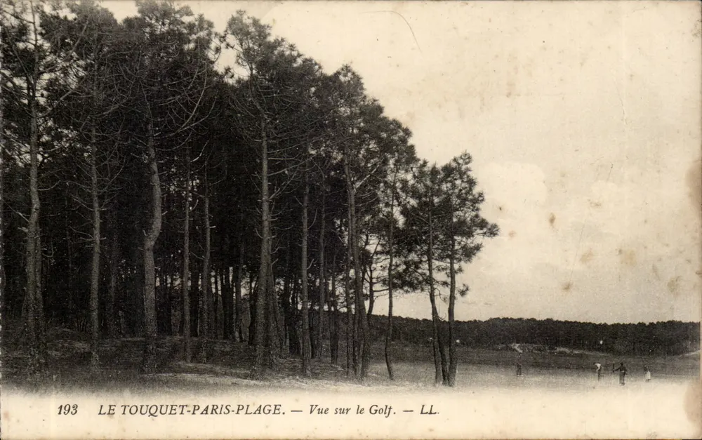 Le Touquet-Paris-Plage — Ansicht des Golfplatzes — LL. - Vorderseite