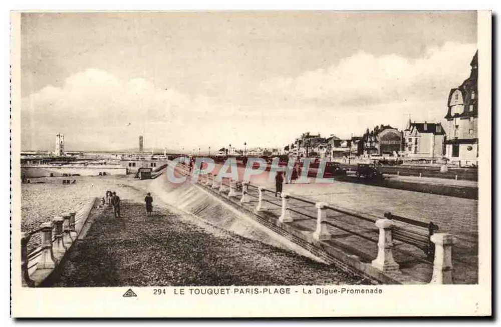 Le Touquet-Paris-Plage - Die Digue - Promenade — Verlag C. P. H. n° 294 - Vorderseite