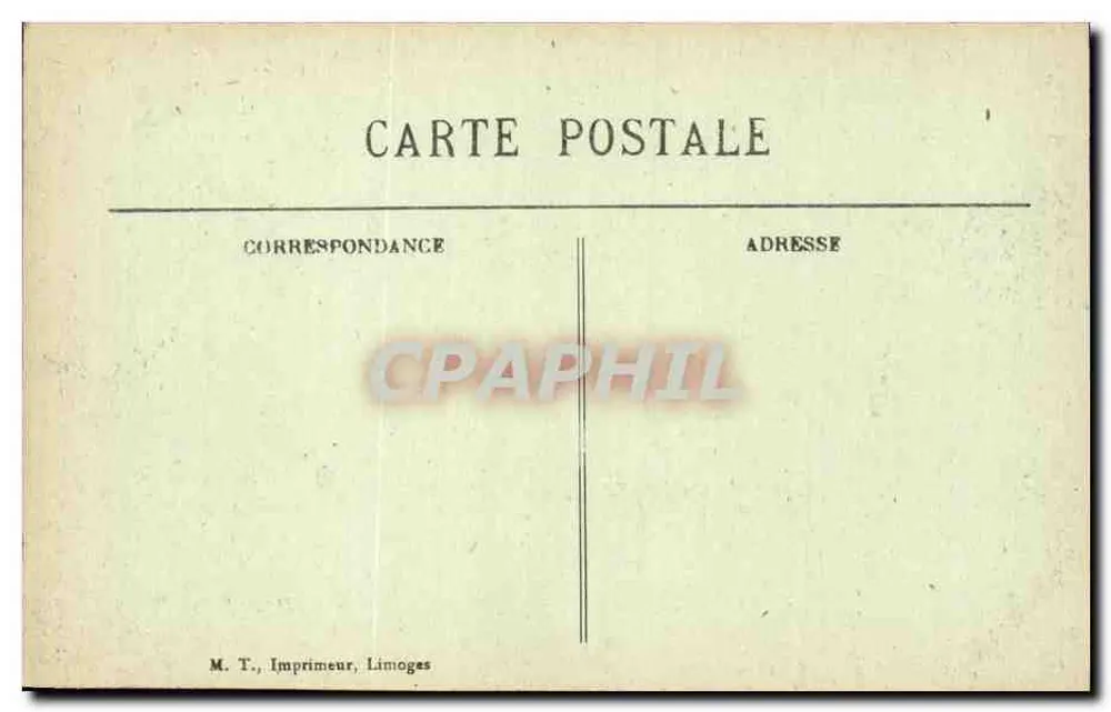 Montreuil-sur-Mer — La escalera — M. T., Imprenta, Limoges - Reverso