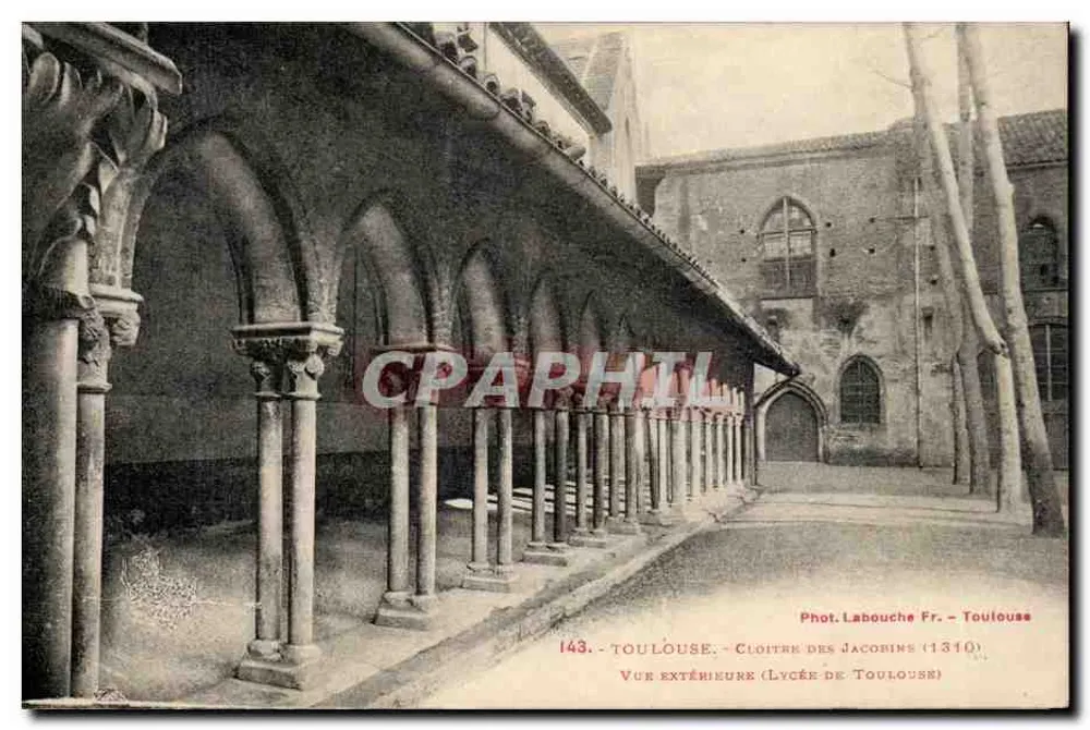 Kloster der Jacobiner — Toulouse — Photo Labouche Fr. — n°143 - Vorderseite