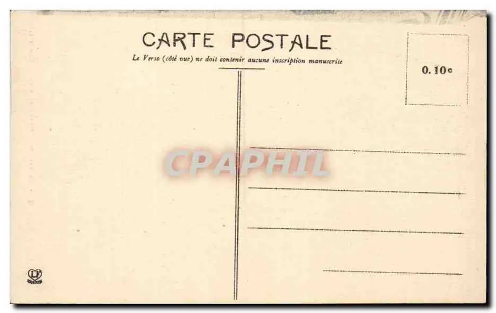 Toulouse - Portal des Hôtel d'Assezat (Henri III) — Phototypie Labouche Frères, Toulouse, Nr. 73 - Rückseite