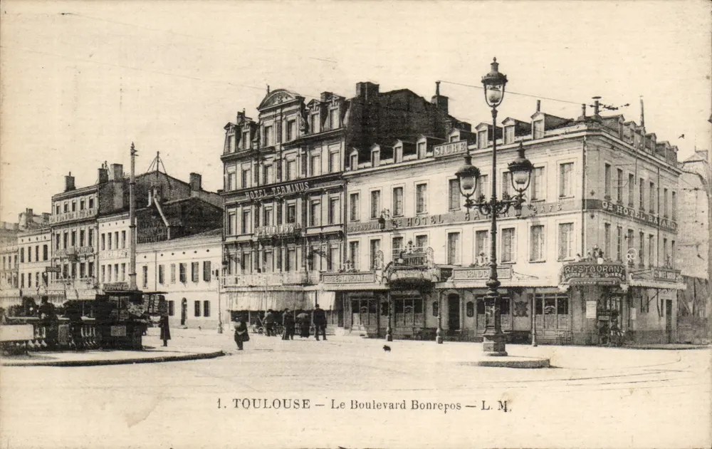 Toulouse — O Boulevard Bonrepos — L. M. - Frente