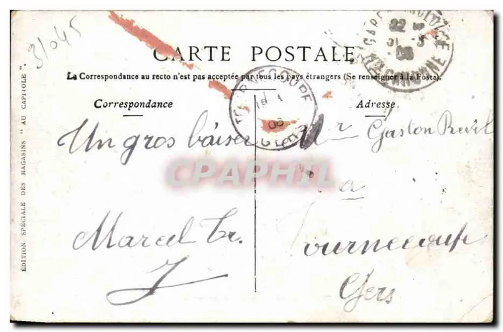 Toulouse — O Ponte São Miguel — Stachon - Verso