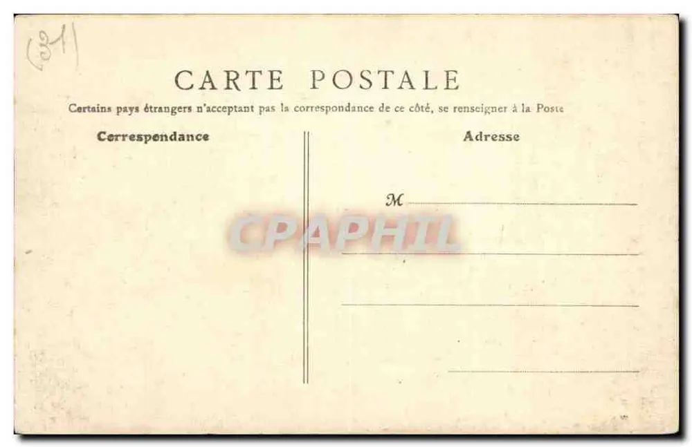 Toulouse - Gedenkspalte der Schlacht von 1814 — M.B. Nr. 9 - Rückseite