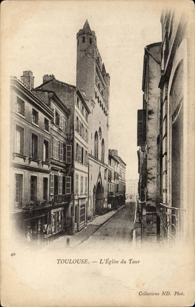 Toulouse — A Igreja do Taur — Coleções ND. Fot. n°40 - Frente