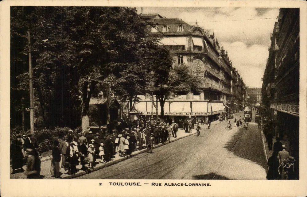 Toulouse — Rue Alsace-Lorraine — Editor Nocin, n°2 - Frente