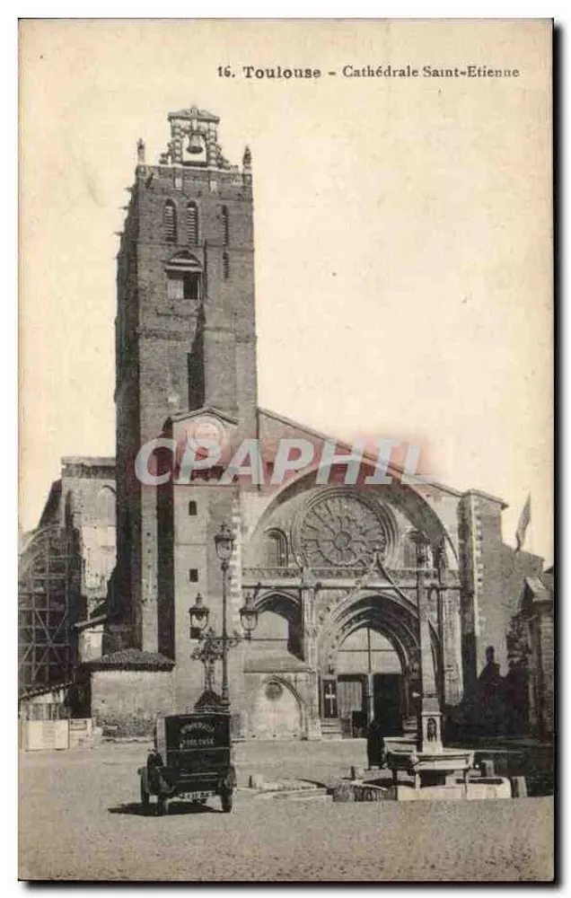 Toulouse - Catedral de São Etienne — editora Maison Urbietelle, n°16 - Frente