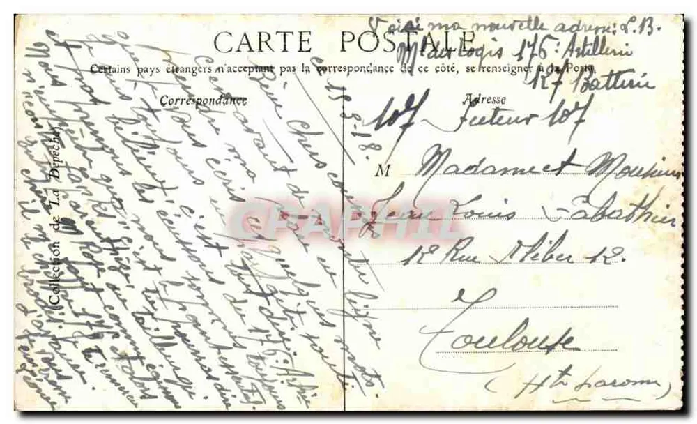 Toulouse — Hotel d'Assézat - Verso