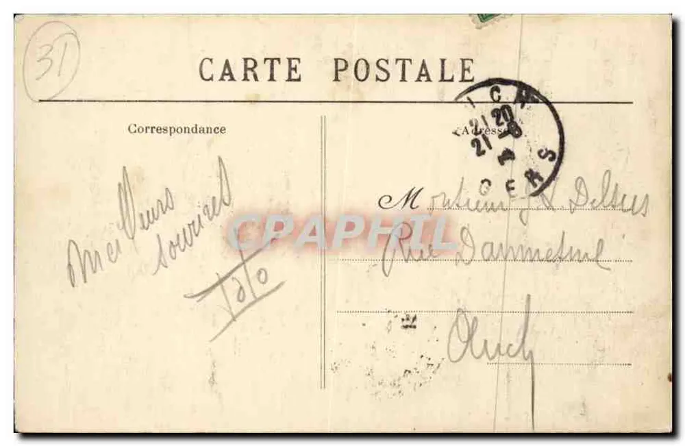 Toulouse — Jardim Real — Edição Bayard - Verso