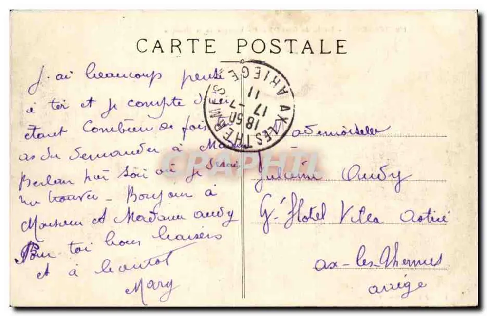 Toulouse - Kiosque da Música — J. Léon Bernel, n°138 - Verso