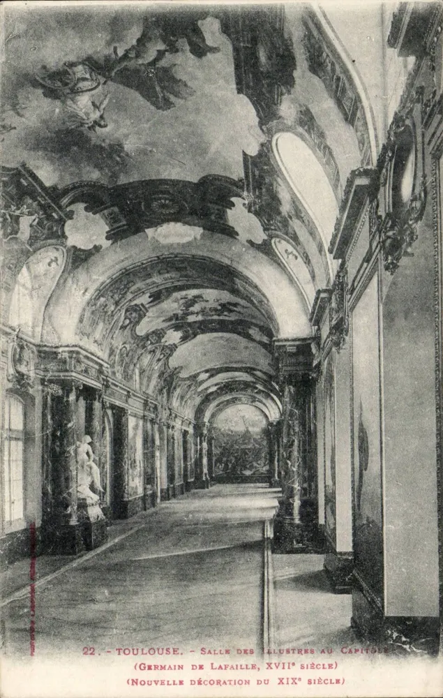 Toulouse - Sala dos Ilustres no Capitólio — Germain de Lafaille, século XVII (Nova decoração do século XIX) - Frente