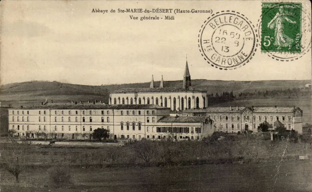 Abtei Ste-MARIE-du-DÉSERT (Haute-Garonne) — Allgemeiner Blick - Midi — unbekannter Verleger, Seriennummer nicht sichtbar - Vorderseite