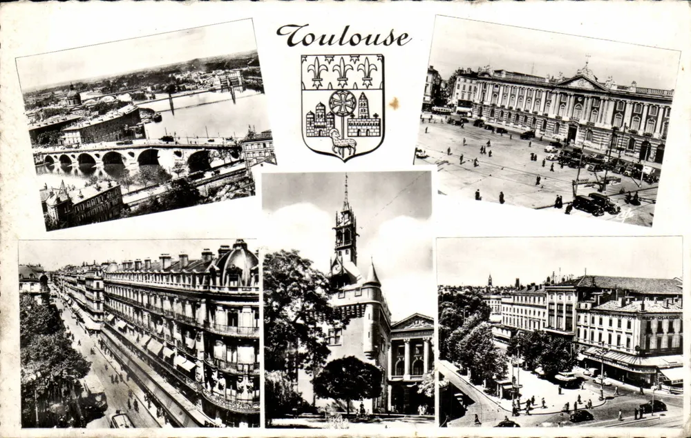 Toulouse — Vista panorâmica e monumentos — Ed. « Pyr. Océan » - Frente