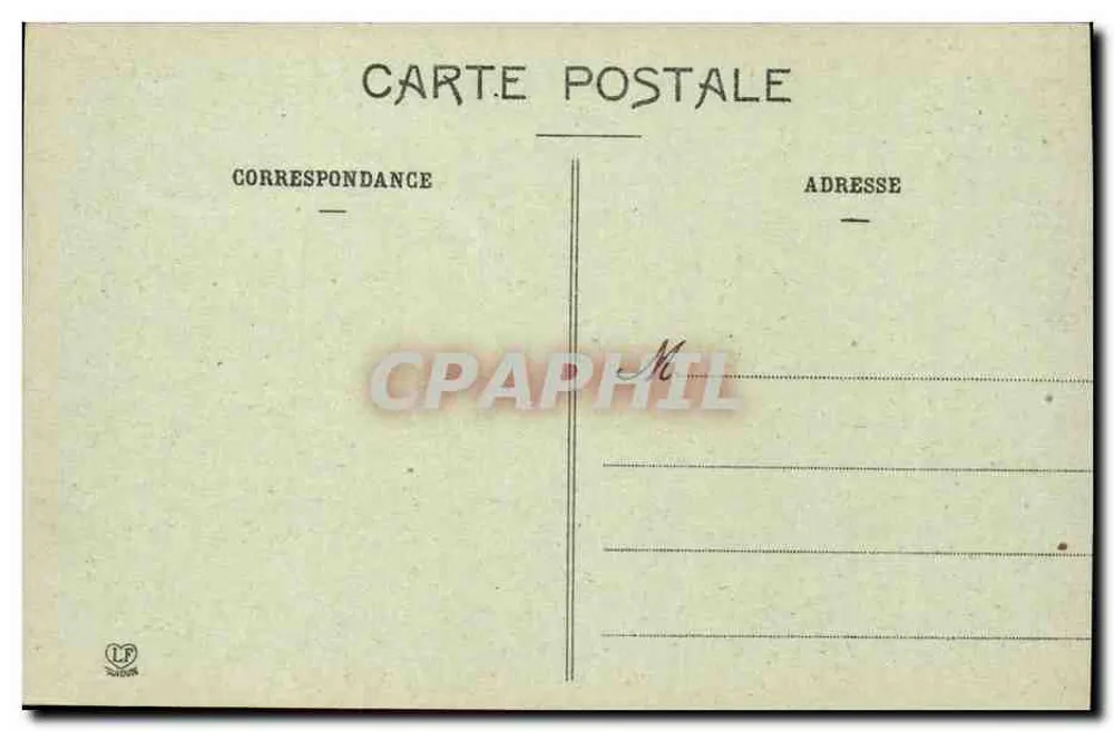 La Montagne Noire — Ein Eckbereich des Bassins von St-Ferréol — Phototype Labouche Frères, Toulouse - Rückseite