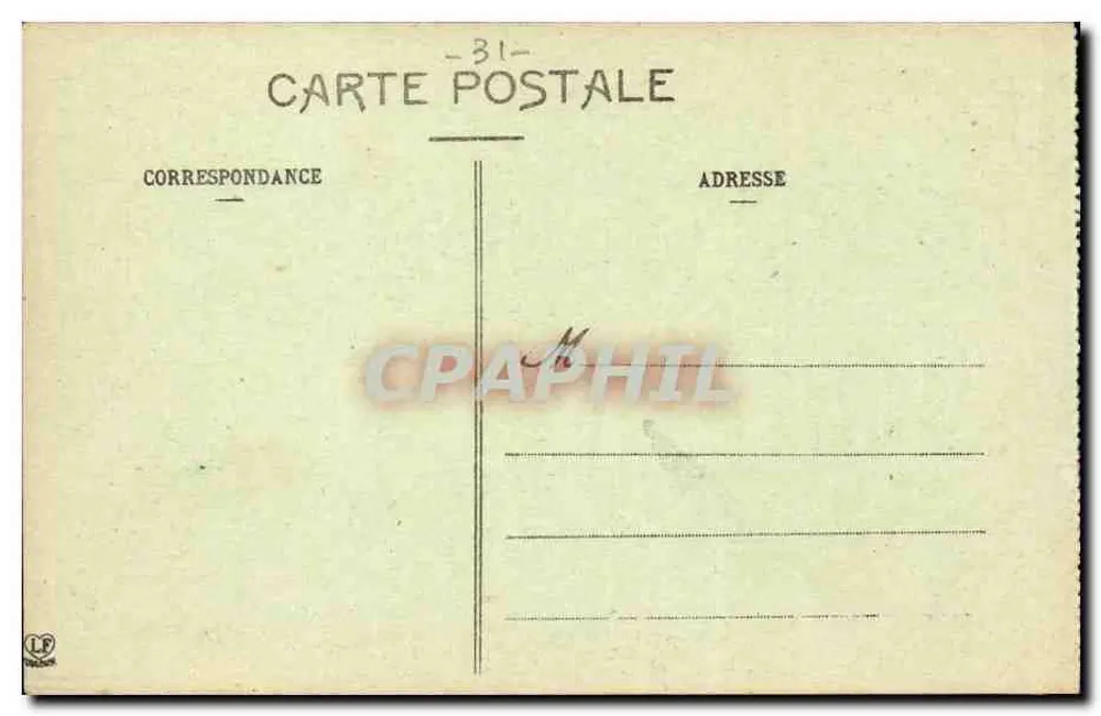 Luchon - Plateau de Superbagnères - La Table d'Orientaion — Les Pyrénées (1. Serie) — Phototype Labouche Frères, Toulouse - Rückseite
