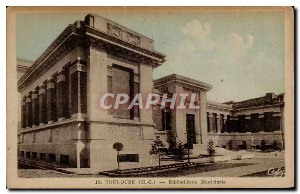 Toulouse (H.G.) — Biblioteca Municipal — Céle - Frente