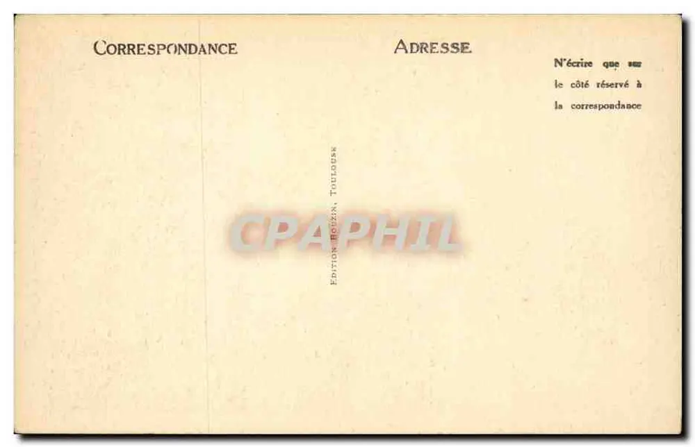Toulouse — O Hotel d'Assezat — editor Jhan, n°57 - Verso