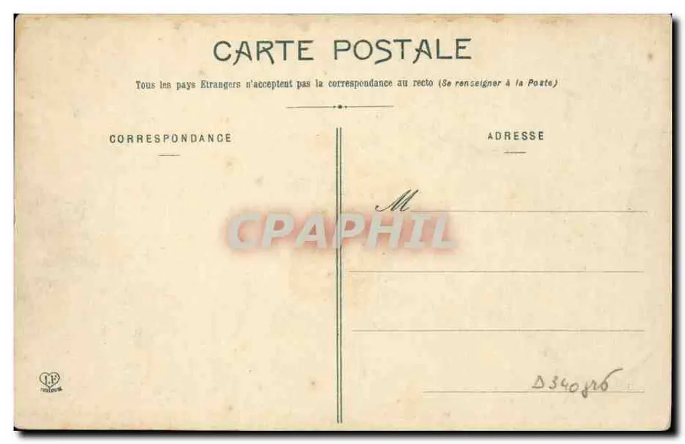 Toulouse - Rue de Metz - Ecke der Rue des Marchands — Verlag Lefebvre, Nr. 68 - Rückseite