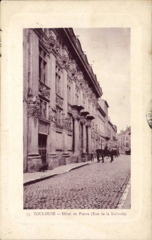 Toulouse — Hôtel de Pierre (Rue de la Dalbade) — Cazeaux, Verlag, Toulouse - Vorderseite