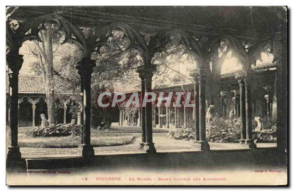 Toulouse - Het Museum - Grote Cloître van de Augustijnen — foto A. Trentani - Voorkant