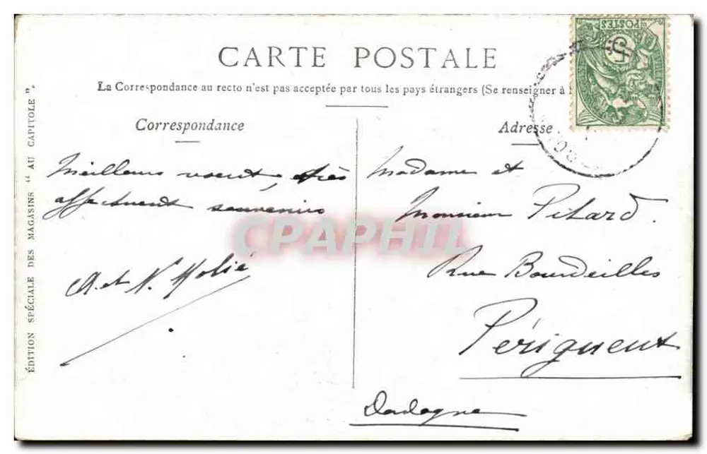 Toulouse — Vista Geral — Staerck Paris - Verso